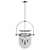 Sleek Urban Smokebell Pendant 3D model small image 3