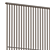 Title: Boca Stripe Rack: Versatile Partition for Curtain and Décor 3D model small image 4
