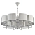 Elegant Maytoni Metropolitan Chandelier 3D model small image 3