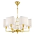 Maytoni Metropolitan H015PL-06G Chandelier: Elegant Illumination for Modern Interiors 3D model small image 1