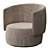 Stylish Jane Swivel Chair 3D model small image 4