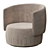 Stylish Jane Swivel Chair 3D model small image 5