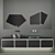 Antonio Lupi Bemade Set: Nero Marquinia Vanity with Mirror 3D model small image 2