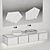 Antonio Lupi Bemade Set: Nero Marquinia Vanity with Mirror 3D model small image 7