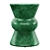 Elegant Bowtie Ceramic Stool 3D model small image 2