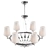 Luxurious Maytoni Pantheon Chandelier 3D model small image 2