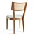 Tapered Legs, Retro Flair: Odelle Chair 3D model small image 4