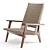 Natural Jute Tilly Chair: Adjustable, Stylish, and Textural 3D model small image 5