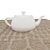 Versatile Circular Rug Set with Various Textures 3D model small image 5