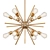 Louella 12: Modern Sputnik Chandelier 3D model small image 1