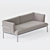 Yale Upholstered Sofa: Lightweight Comfort 3D model small image 2
