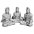 Buddha Bodhisattva: Serene Chinese Master 3D model small image 6