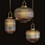 Elegant Trio Pendant Amps 3D model small image 1