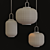 Elegant Trio Pendant Amps 3D model small image 3