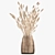 Elegant White Reed Bouquet 3D model small image 4