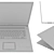 Sleek Asus Laptop: Powerful & Portable 3D model small image 6
