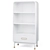 Arlo White Bookcase: Stylish and Spacious Storage 3D model small image 1