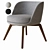 Sleek and Comfortable: Chair 562 by Rolf Benz 3D model small image 1