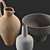 Artisan Terracotta Vases - Anthropologie 3D model small image 4