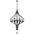 Elegant Sabina 3-Light Pendant 3D model small image 3