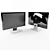 Sleek Screen Monitor 3D model small image 4