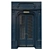 Classic 3D Max Door: 1500x3300mm 3D model small image 1