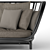 Modern Kyoto Sofa by JANUS et Cie 3D model small image 3