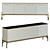 Sleek Alaska Chest of Drawers 3D model small image 1