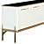 Sleek Alaska Chest of Drawers 3D model small image 2