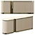 Luxury Gucci Chest of Drawers 3D model small image 1