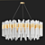 Glamorous Waterfall Chandelier 3D model small image 1