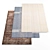 Modern Rugs Set: High-Resolution 3D Textures (6pcs) 3D model small image 1