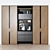 Contemporary Style Wardrobes Set 3D model small image 4