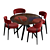 Elegant Connubia Talks Chair 3D model small image 2