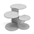 Elegant Granger Coffee Tables Set 3D model small image 5