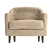 Timeless Elegance: Classic Armchair 3D model small image 1