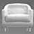 Timeless Elegance: Classic Armchair 3D model small image 3