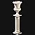 Elegant Marble Vase Stand 3D model small image 1