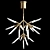 Elegant Spun Pendant Lamp 3D model small image 2