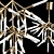 Elegant Spun Pendant Lamp 3D model small image 4