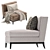 TYROL Armchair: Stylish Comfort for Interiors 3D model small image 5