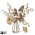 Elegant Floral Bouquet Kit 3D model small image 1