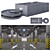 Secure Parking Lot: 24 Spaces 3D model small image 7