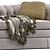 Elegant Victorian Loveseat 3D model small image 2