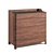 La Redoute Junius Oak/Walnut Chest 3D model small image 2