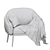 Sleek Comfort: Tecni Nova Armchair 3D model small image 3