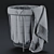 Foldable Laundry Basket 3D model small image 4