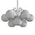 Carlo Nason Chandelier: Elegant Illumination 3D model small image 2