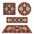 Versatile Rug Set: 8 Variations 3D model small image 1