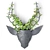 Deer Metal Wall Pots: Indoor Plant 3D model small image 4